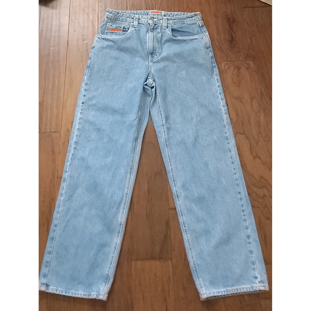 Empyre Men's Relax Loose Fit Blue Light/Pastel Denim Jeans Sz 32x30‎ Actual Size